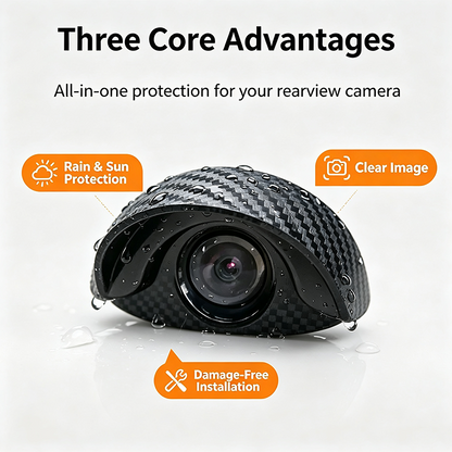 2PCS Car Reverse Camera Rain Cover, Anti-Fog Waterproof Protection Hood🌧️