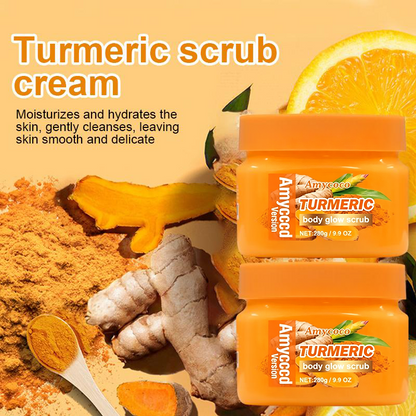 Turmeric Nourishing Scrub - Infused with natural exfoliates to deeply renew the skin 🌿