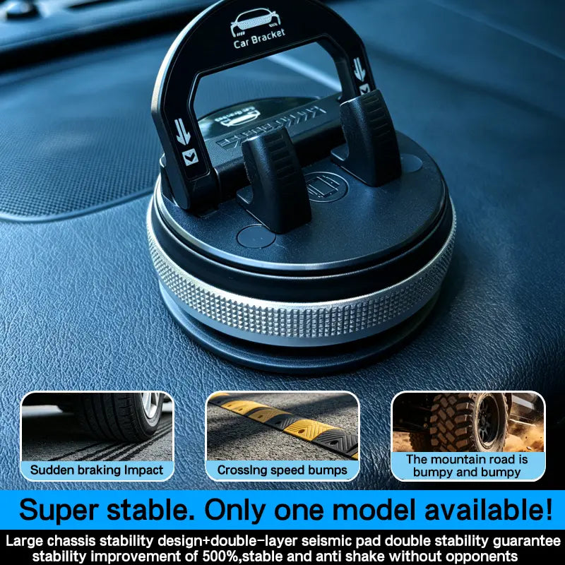 Car Phone Holder 360 Degree Rotation, Suitable for Car Navigation In-Car Dashboard 📱