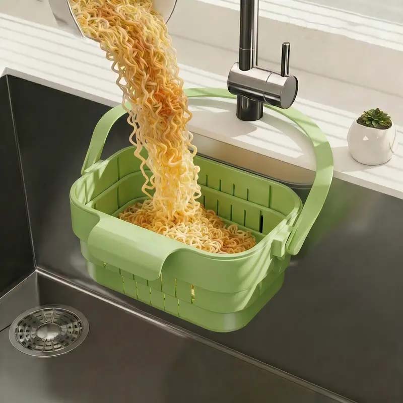 2 PCS AA Foldable Hanging Kitchen Sink Drain Basket🧺