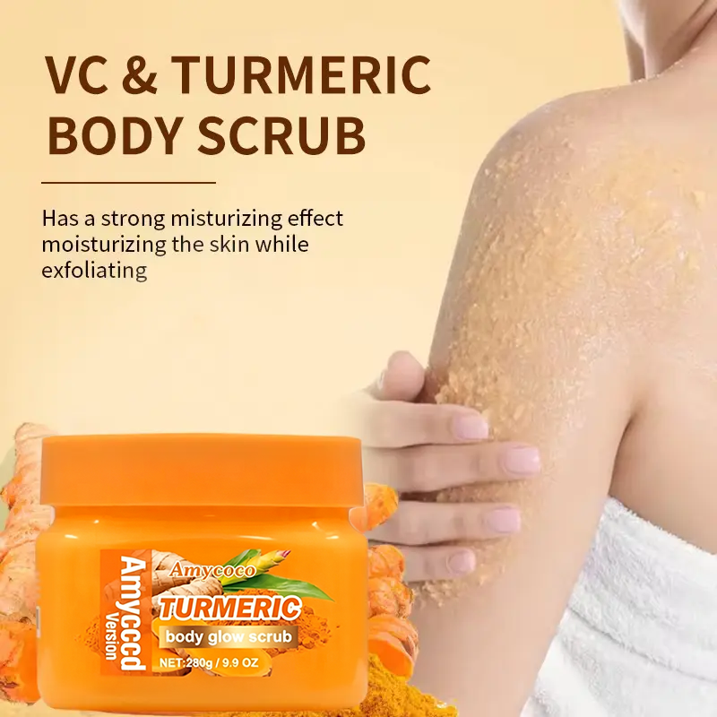 Turmeric Nourishing Scrub - Infused with natural exfoliates to deeply renew the skin 🌿