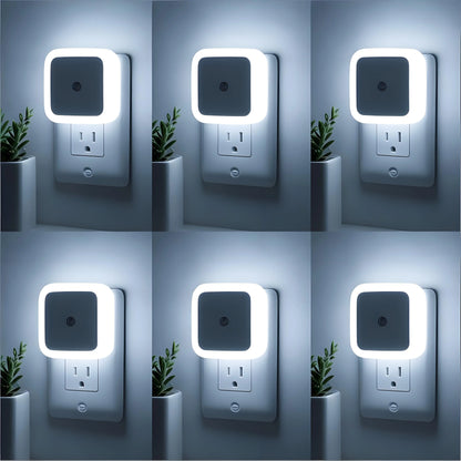 6-Pack Compact Ultra-Energy-Saving Smart LED Night Lights🛋️