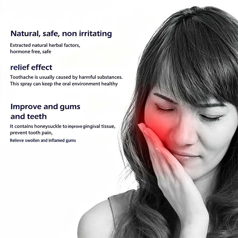 🦷 Oral Care Spray, Soothe Sensitive Teeth & Inflamed Gums
