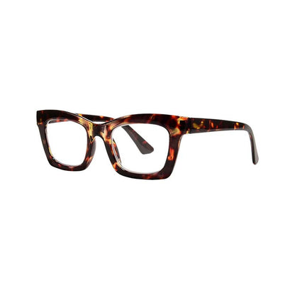 Lightweight Tortoiseshell Square Reading Glasses for Women & Men - Blue Light Blocking👓✨