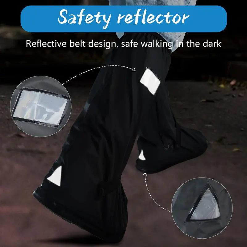 Waterproof Rain Boot Shoe Cover Non-Slip Waterproof Boot Covers 👟