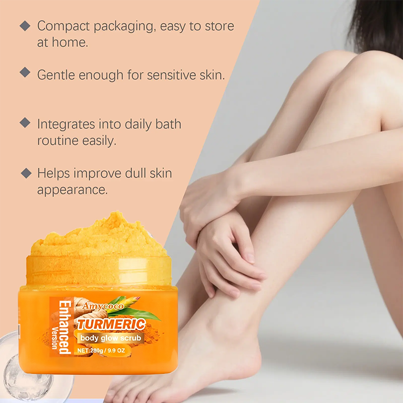 Turmeric Nourishing Scrub - Infused with natural exfoliates to deeply renew the skin 🌿
