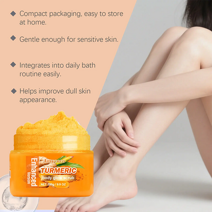 Turmeric Nourishing Scrub - Infused with natural exfoliates to deeply renew the skin 🌿