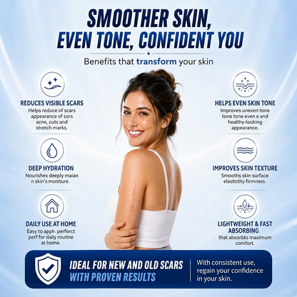 ScarSmooth™ – Great Care Cream for All Types of Skin Marks 🧴