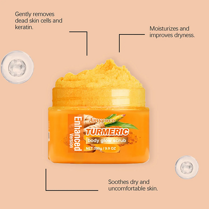 Turmeric Nourishing Scrub - Infused with natural exfoliates to deeply renew the skin 🌿