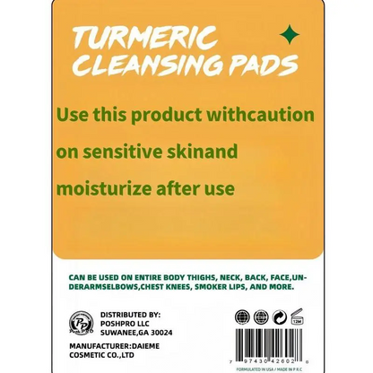 Turmeric & Kojic Acid Cleansing Pads - 20pcs NormalSkin Gentle Facial Cleanser Pads 🧖‍♀️