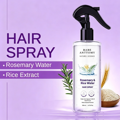 Rosemary Water with Rice Water-Smooth and Silky Hair🌿