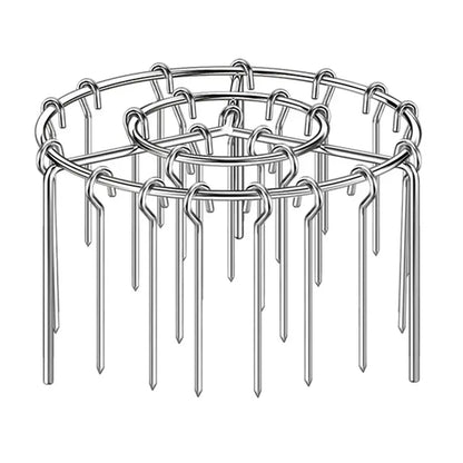 Air Fryer Skewer Rack, Round Grill with Stainless Steel, Flat Edges👨‍🍳