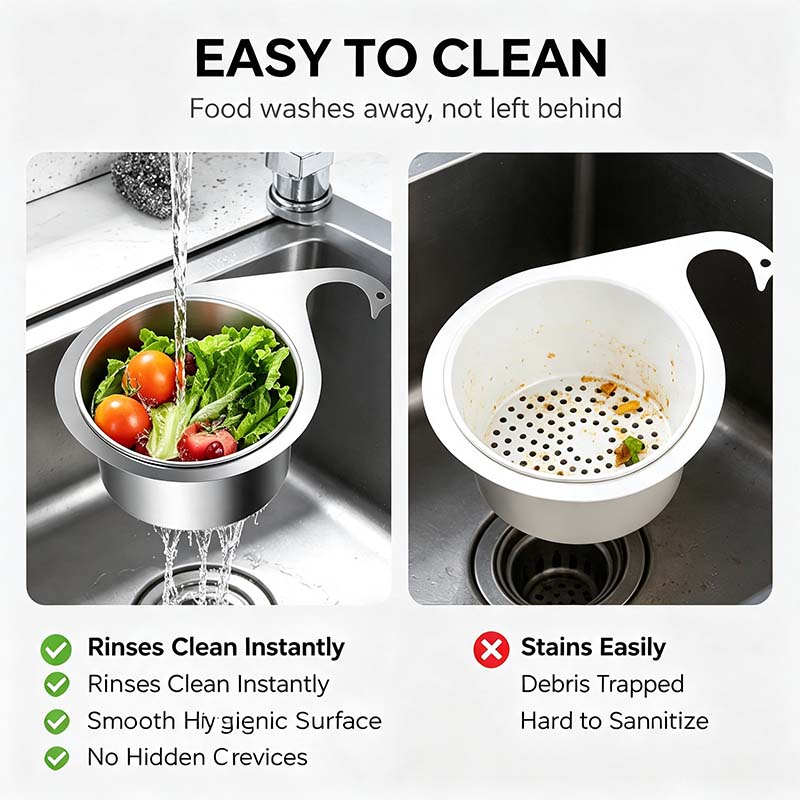 Stainless Steel Swan Sink Strainer Basket🦢💧