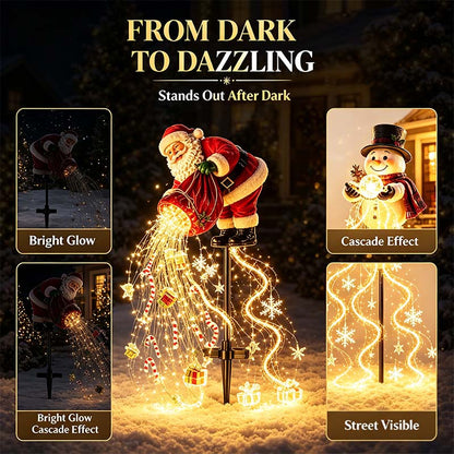 🎅Christmas Early  🎁 Santa’s Magic Pour – Flowing LED Christmas Garden Light