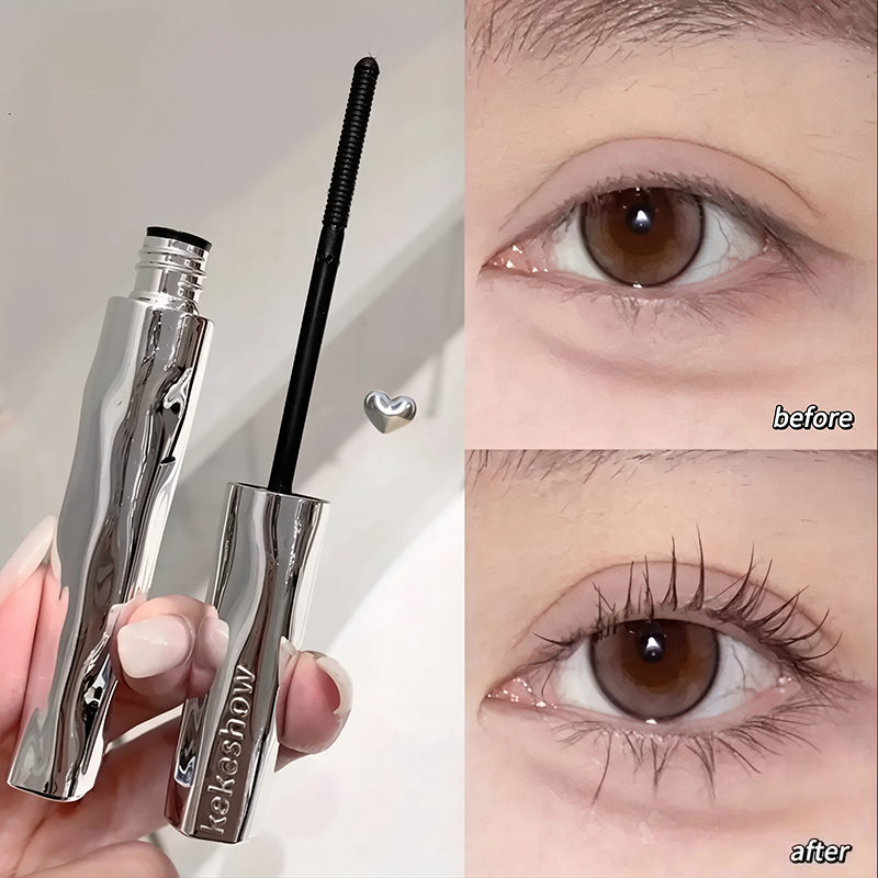 This mascara creates thick, long, and curled lashes. It's waterproof, smudge-proof🪄