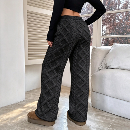 Winter Women's Lamb Fleece Long Pants - Ultra-Plush Lined All-Day Warmth Tech 🐑👖