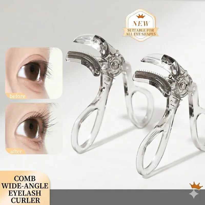 Lash Genius Wide-Angle Curler with Comb - Perfectly Curls Every Lash WITHOUT the Pinch!👁️