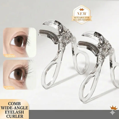 Lash Genius Wide-Angle Curler with Comb - Perfectly Curls Every Lash WITHOUT the Pinch!👁️