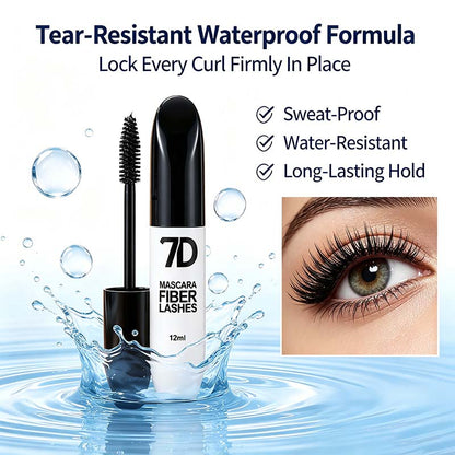 7D Silk Fiber Black Lengthening Mascara  - Adult Beauty Makeup👁️✨