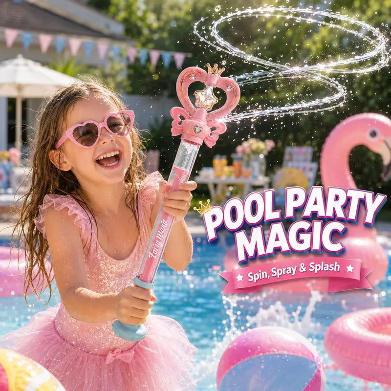 Magic Fairy Wand Water Gun Sparkling Summer Water Play Toy for Kids 💦
