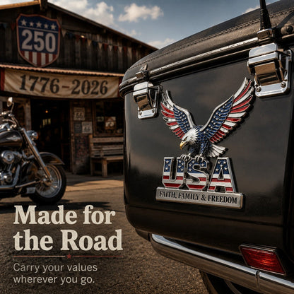 US 250th Anniversary Decorative Metal Emblem