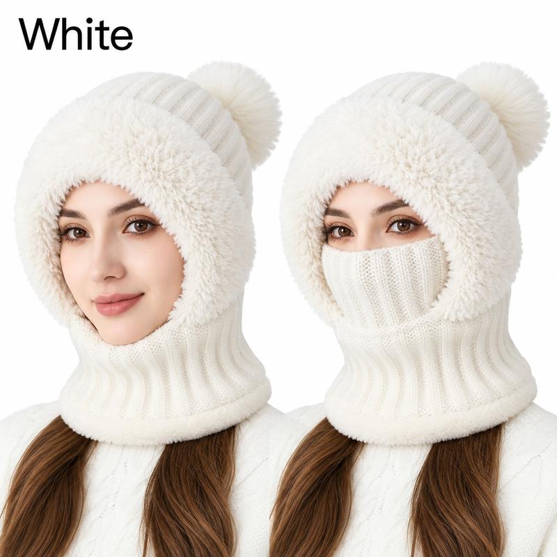 Girls' 3-in-1 Fleece Winter Balaclava - Keep Warm Face Covers & Mask 👧❄️