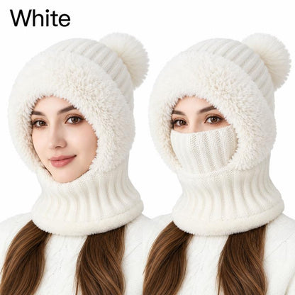 Girls' 3-in-1 Fleece Winter Balaclava - Keep Warm Face Covers & Mask 👧❄️