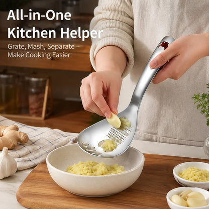 1 Count 304 Stainless Steel Multifunctional Kitchen Spoon🍳