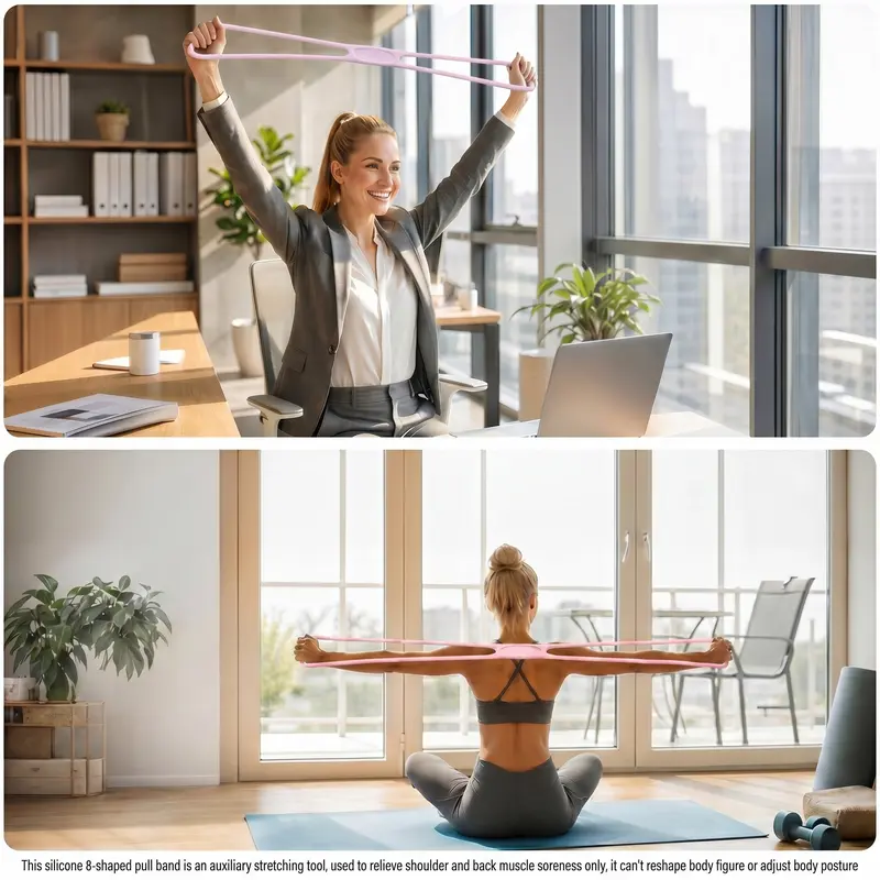 Resistance Bands Figure 8 Exercise Bands for Women 💪