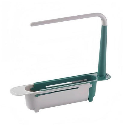 Retractable Sink Shelf — Adjustable-Length Sink Organizer🚰