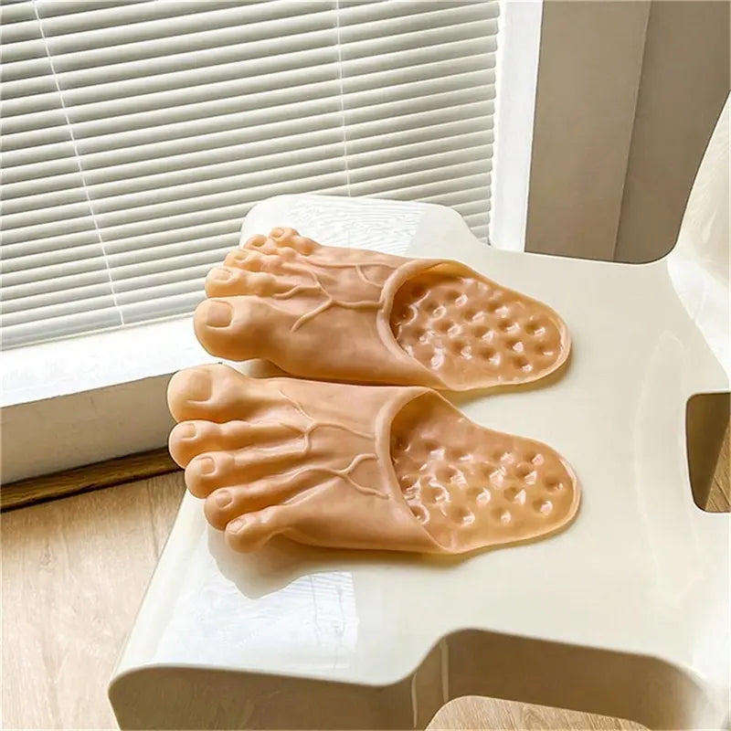 Unisex Monster EVA Sports Flat Slide Sandals - Footwear with Round Toe, EVA Upper 👣