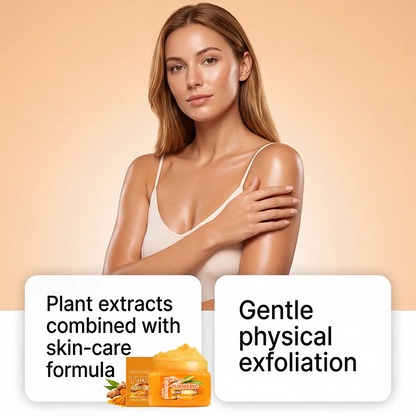 Turmeric Nourishing Scrub - Infused with natural exfoliates to deeply renew the skin 🌿