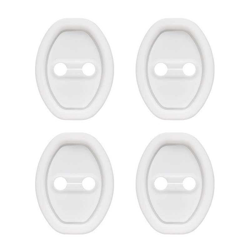 4 Counts Door Latch Lock Cover, Experience seamless installation with our self-adhesive design 🚗