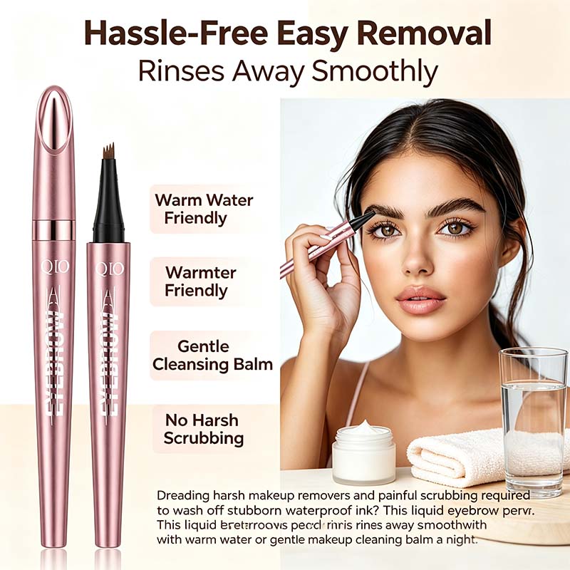 🖌️ Waterproof Micro-Fork Brow Pencil – Natural Hair-Like Brows👁️