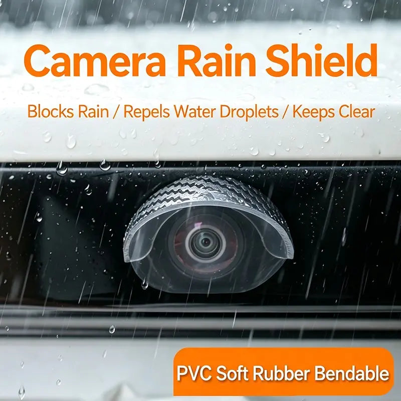 2PCS Car Reverse Camera Rain Cover, Anti-Fog Waterproof Protection Hood🌧️