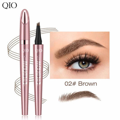 🖌️ Waterproof Micro-Fork Brow Pencil – Natural Hair-Like Brows👁️