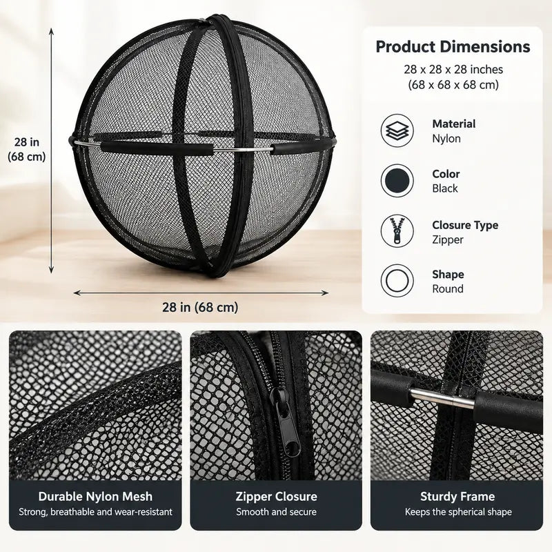 Portable Outdoor Cat Enclosure Mesh Ball Cat Cage 🐱