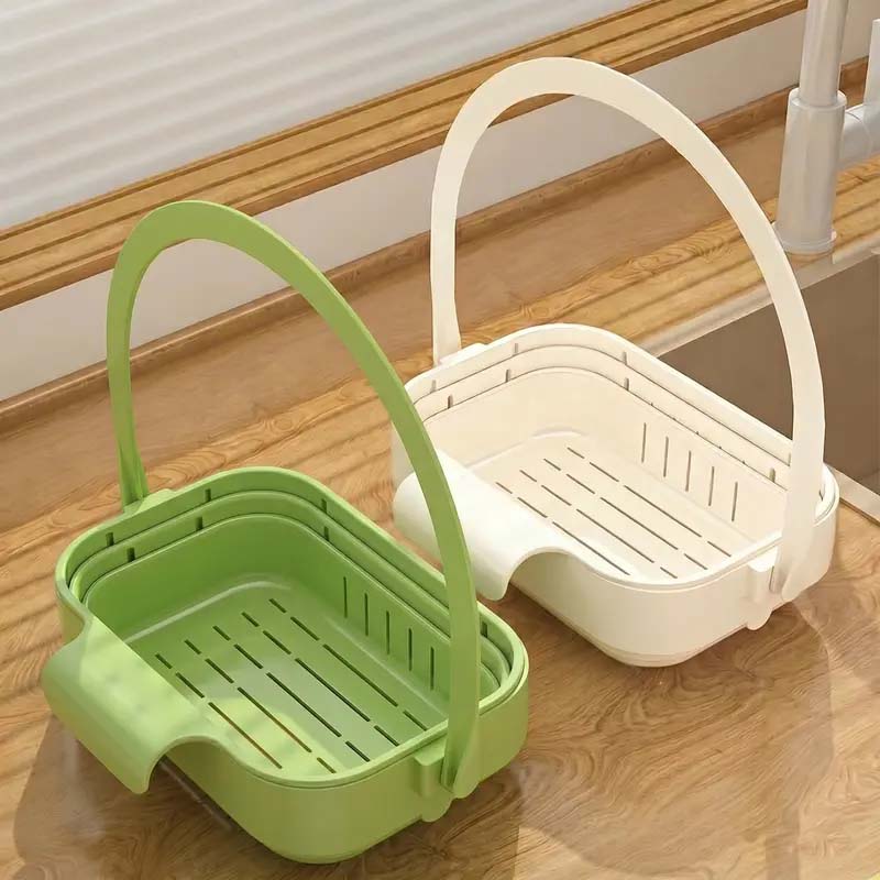 2 PCS AA Foldable Hanging Kitchen Sink Drain Basket🧺