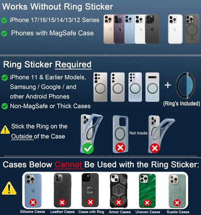Guccqueen 2.0 Foldable Magnetic Car Phone Holder - 20 N52 Magnets 📱