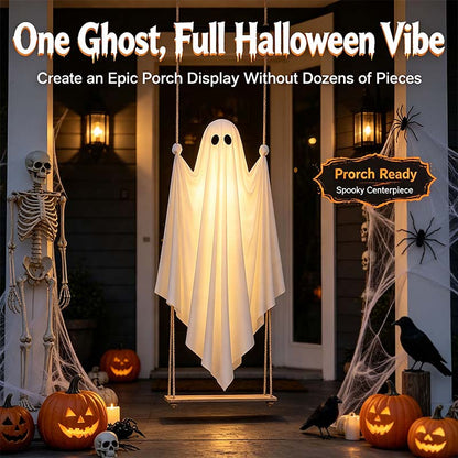 Halloween Decorations Outdoor Pre-Assembled Hanging Swing Ghost 🎃👻