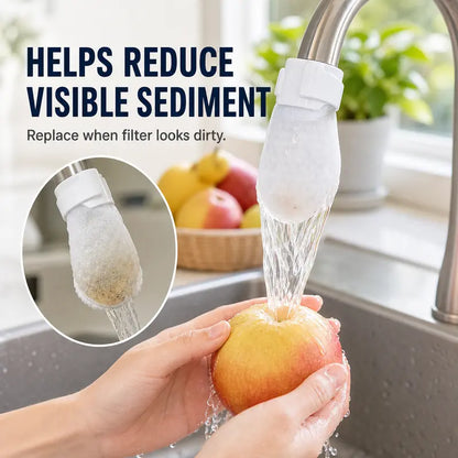 [Fits Faucets < 1"] 50 cotton filter bags disposable Cotton Faucet Filter Bags with 5 fastening straps 💧