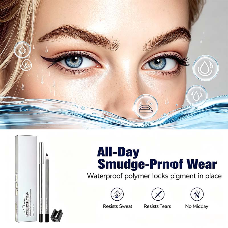 Waterproof Gel Eyeliner Pencil with Ultra Smooth Creamy Glide ✨