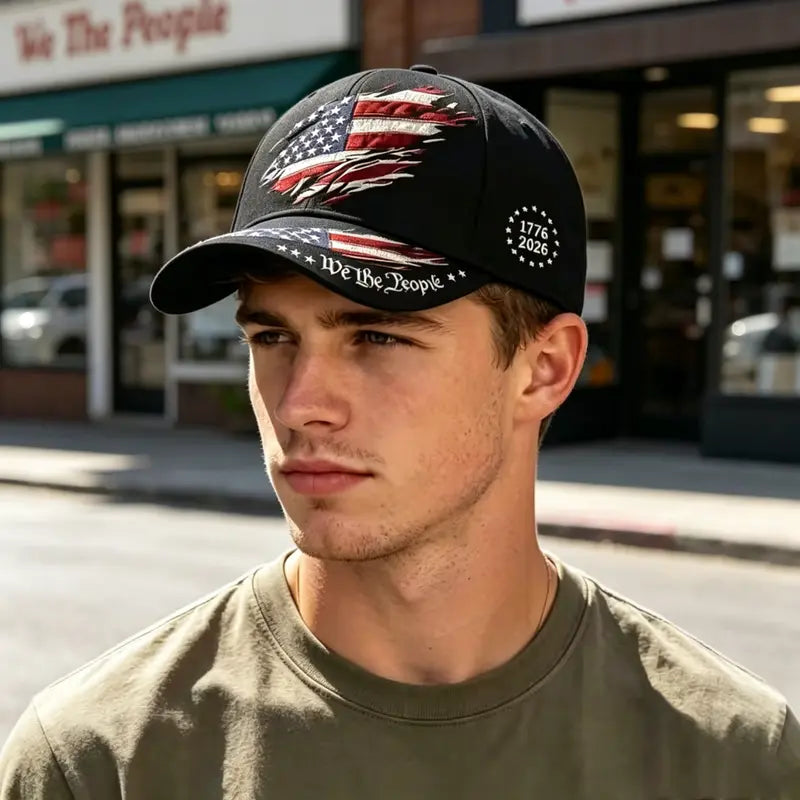 250th Anniversary Print Baseball Cap, Adjustable Unisex Sun Cap 🧢
