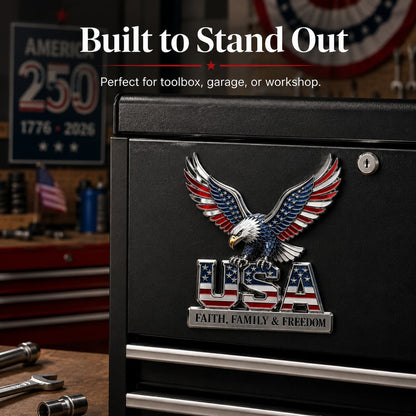 US 250th Anniversary Decorative Metal Emblem