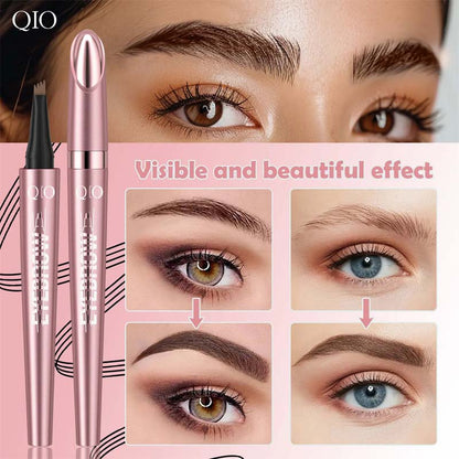 🖌️ Waterproof Micro-Fork Brow Pencil – Natural Hair-Like Brows👁️