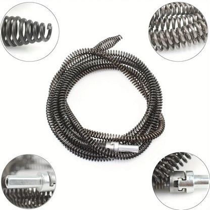 Electric Pipe Dredging Device without Machine, 1 Count Toilet Clog Dredging Tool🪠