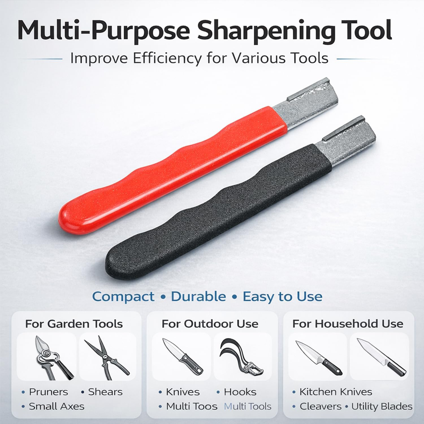 Universal Handheld Knife Sharpening Tool For Kitchen & Garden🔪