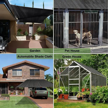 90% UV Block Privacy Sun Shade Cloth for Patio Garden Carport🌞