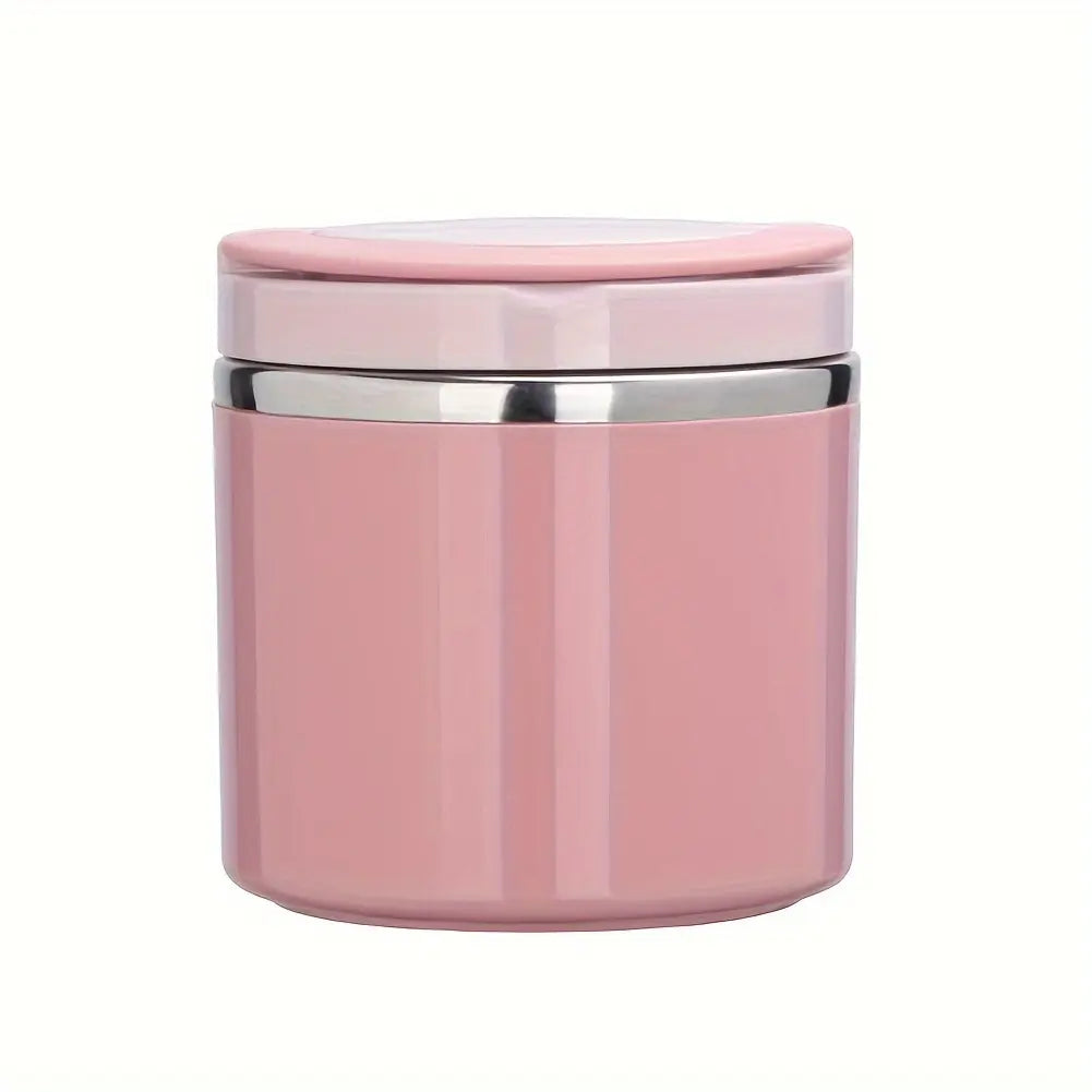 Stainless Steel Bento Style Boxed Lunch Box with Handle - Leakproof, Stackable🍱