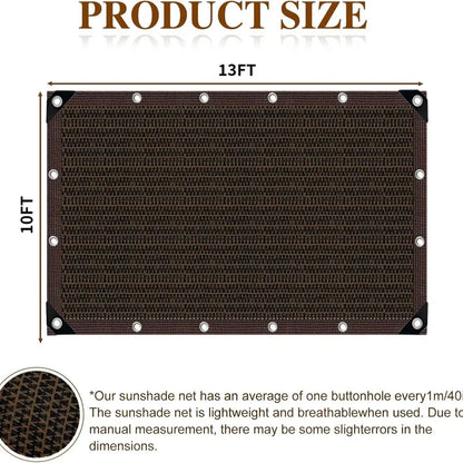 90% UV Block Privacy Sun Shade Cloth for Patio Garden Carport🌞